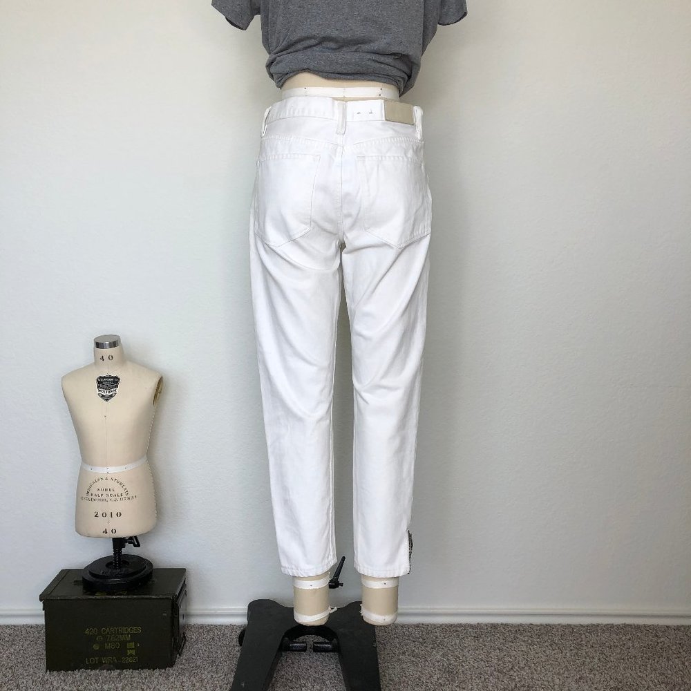 AllSaints Jasper Denim Jeans Cropped Ankle Zip - Picture 7 of 12